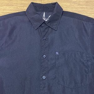 Black Drill Clothing Company Short Sleeve Button Down Shirt Size M